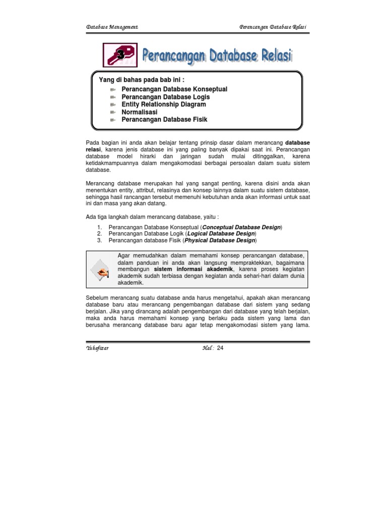ERD Dan Normalisasi Lengkap | PDF