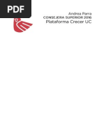 Programa CS Andrea Parra - Plataforma Crecer