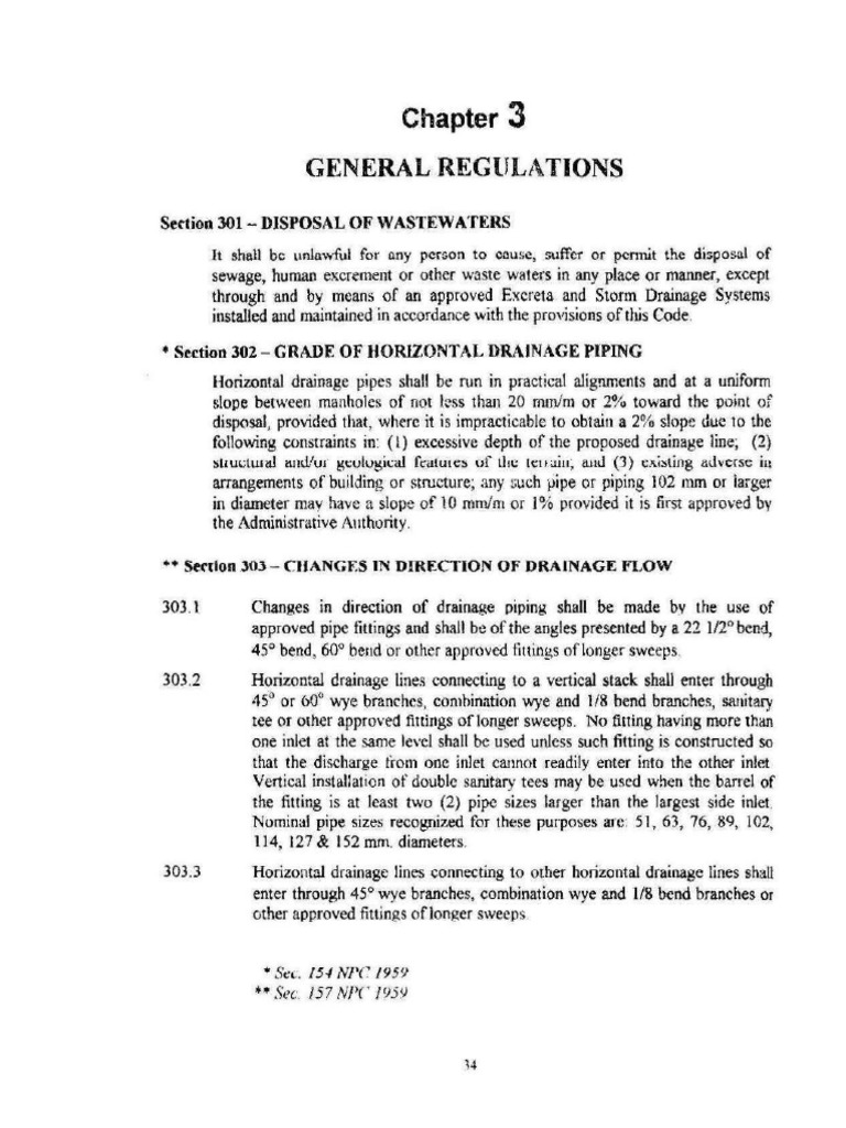 006 Chapter 3-General Regulations PDF | PDF