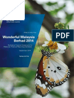 Wonderful Malaysia Berhad - Illustrative Financial Statements 2014