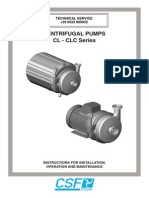Centrifugal Pumps CL - CLC Series: Technical Service +39 0522 869832