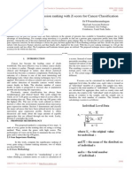 Microarray Gene Expression Ranking With Z Score For Cancer Classification