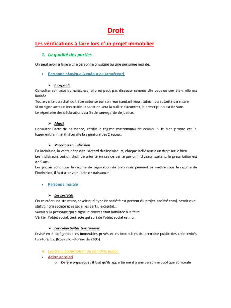 cours de droit de l