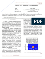 Design of 3 Side Truncated Patch Antenna For UWB Applications