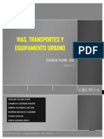 Analisis de Vias, Transporte y Equipamiento Urbano - Tucume