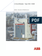 Installation, Operation & Maintenance Guide for Indoor Vacuum Circuit Breakers VD4/VD4E