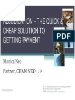 Adjudication - Quick and Cheap Solution To Getting Payment