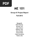 Medesignprojectreport