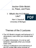 The Heckscher-Ohlin Model: Features, Flaws, and Fixes I: What's The H-O Model Like?