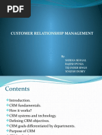 Customer Relationship Management - Tej