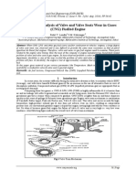 Analysis of Valve Wear in CNG Engine