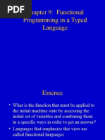 Chapter 9: Functional Programming in A Typed Language