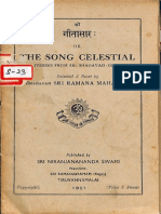 The Song of Celestial - Bhagavan Sri Ramana Maharshi