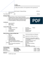 Resume of Laquichapaxton