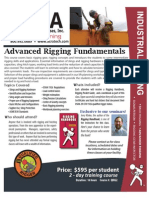 Advanced Rigging Fundamentals: Price: $595 Per Student