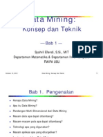 Pendahuluan Data Mining