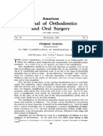 Journal .Of Orthodontics and Oral Surgery: American
