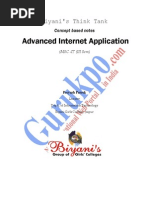 Advanced Internet Application Development (M.SC) 1 PDF