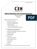 CEHv8 Course Outline