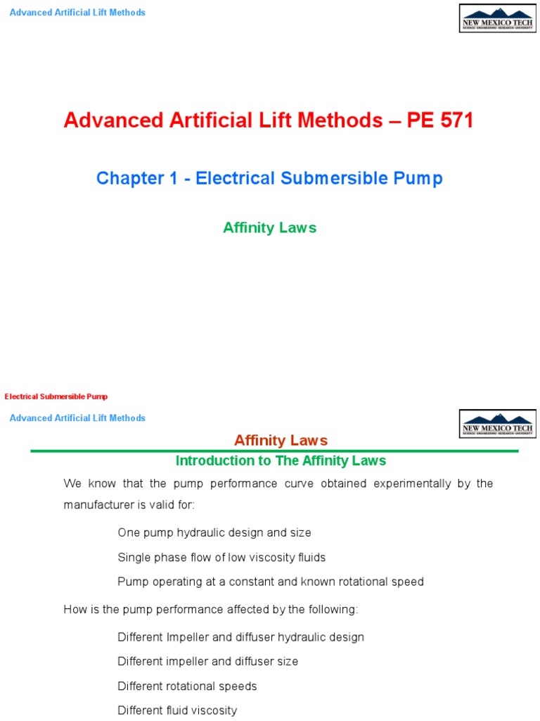 Advanced Electrical Submersible Pumps | PDF | Pump | Lift (Force)