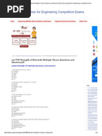 Download 132 TOP Strength of Materials Multiple Choice Questions and Answers PDF _ MCQs Preparation for Engineering Competitive Exams by krpsatheesh SN284731223 doc pdf