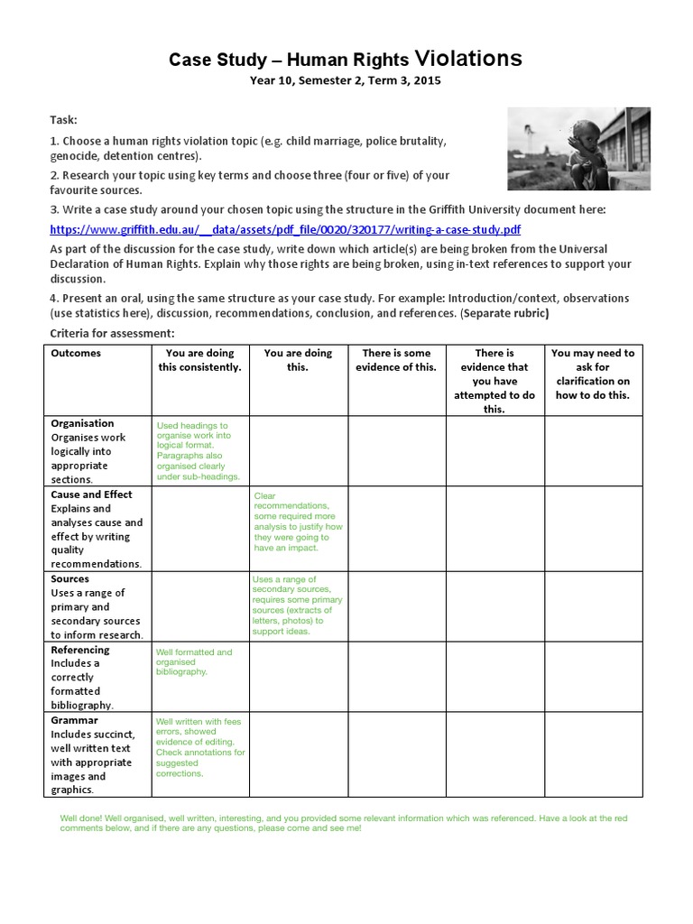 Human Rights Case Study Assignment | PDF | Case Study | Epistemology