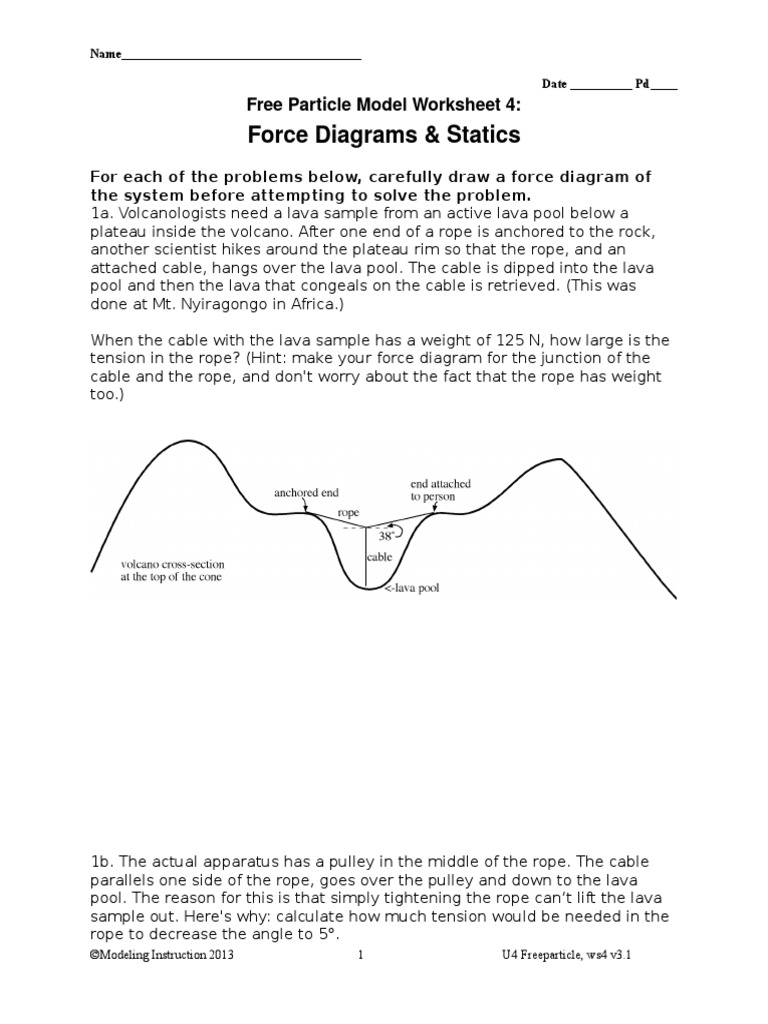 force-diagrams-statics-free-particle-model-worksheet-4-pdf-force-spacetime