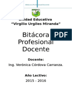 Bitacora Veronica Cordova Carranza 2015 - 2016