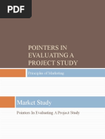 Pointers in Evaluating A Project Study