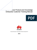 Huawei Product and Knowledge Enterprise Customer Training ManualV2.1