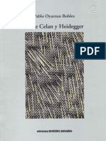Oyarzún, Pablo - Entre Celan y Heidegger PDF