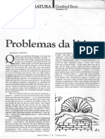 BENN, Gottfried - Problemas Da Lírica in Revista RIOArte n. 4