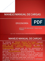 Manejo Manual de Cargas