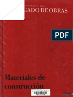 Nueva Enciclopedia Del Encargado de Obras Materiales de Construccion PDF