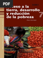 Deininger, Klaus - Acceso a La Tierra, Desarrollo y Reducción de La Pobreza