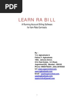 Learn RA Bill-Running Account Billing Software