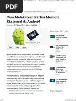 Download Cara Melakukan Partisi Memori Eksternal Di Android - JalanTikus by AnggitPalupiUtomo SN284766459 doc pdf