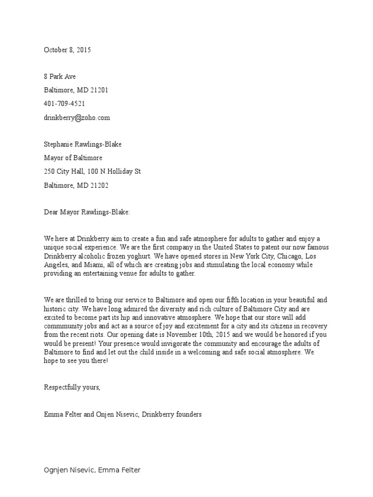 Drinkberryletter | PDF