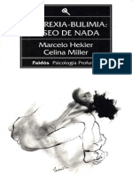 Anorexia Bulimia Deseo de Nada- Marcel Hekier