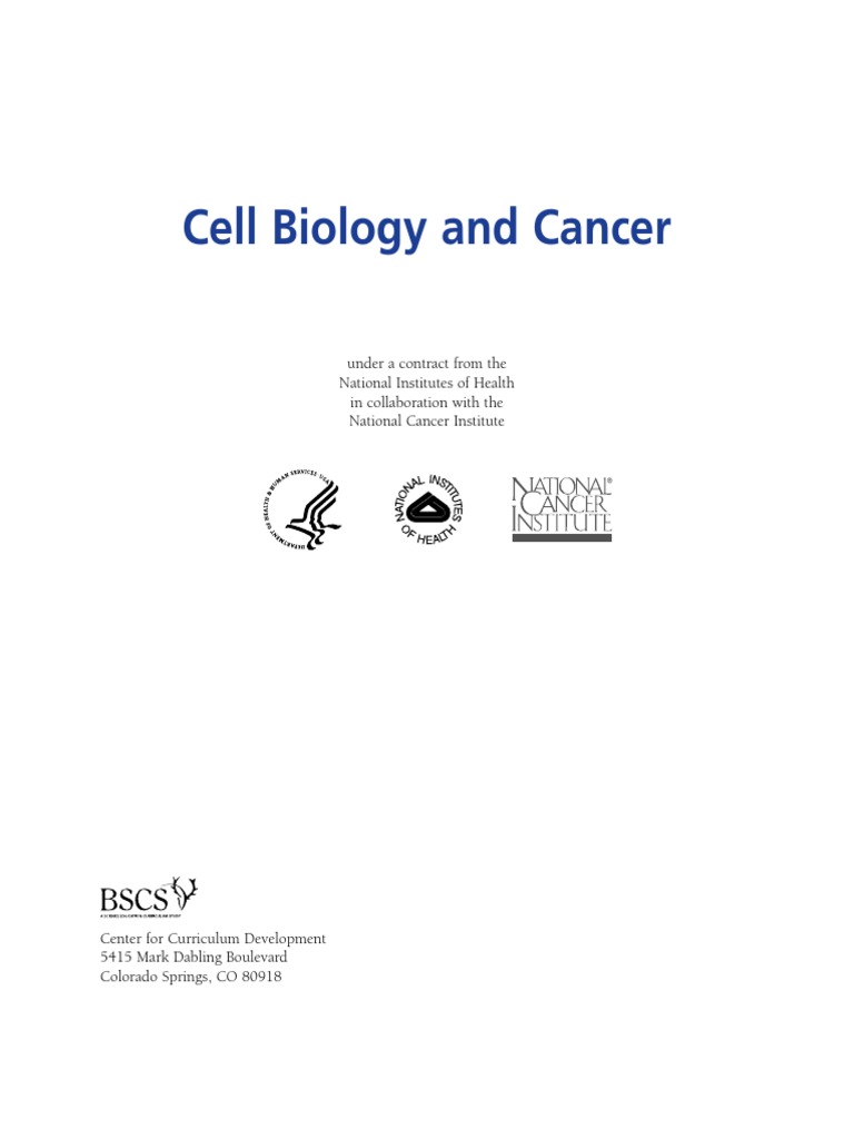 Cell Biology and Cancer | PDF | Inquiry Based Learning | Cancer