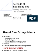 Methods of Extinguishing Fire: Understanding How Fire Can Be Stopped