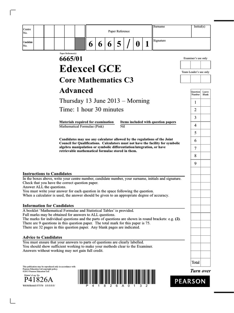 S13 C3 W | PDF | Cartesian Coordinate System | Test (Assessment)