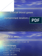 Arterial Blood Gases Mohammed Ibrahim Ali Obied