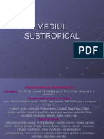 Mediul Subtropical Clasa A Xi-A