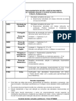 Cronograma de Conclusao Do Primeiro Bimestre