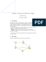 [Trabalho] DFA Para C