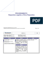 Procedimiento Requisitos Legales y Otros Requisitos V5