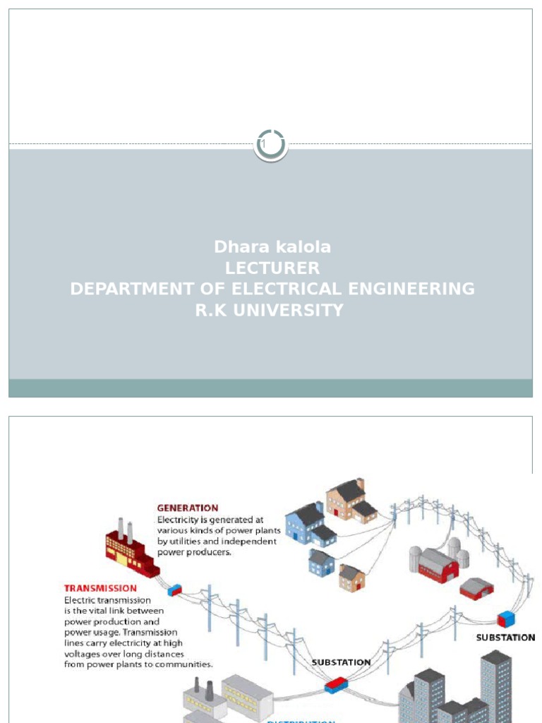 Electrical Distribution System PDF Electric Power Distribution