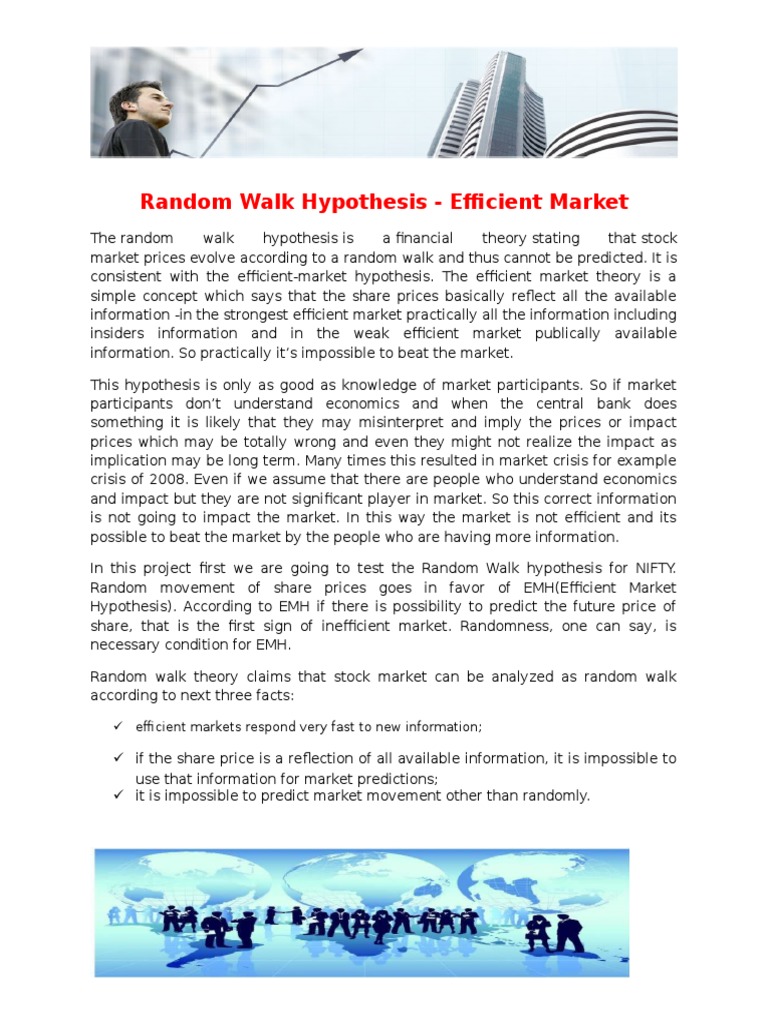 define random walk hypothesis