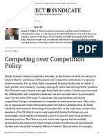 Competing Over Competition Policy by Joseph E